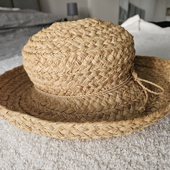 HELEN KAMINSKI Newport Natural Raffia Straw Brim Hat - Picture 9 of 10
